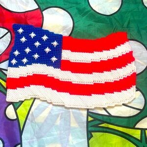 Handmade 13 Colonies American Flag door or wall decoration